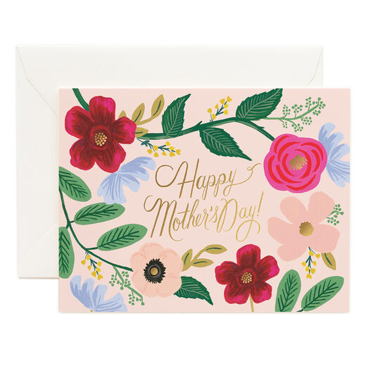 Mother's day wildflowers greeting card