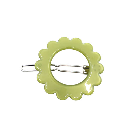 Green Copenhagen hair clip by Inky and Mole V&A Shop