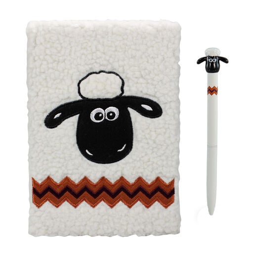 Stationery set soft notebook and pen of Shaun the Sheep