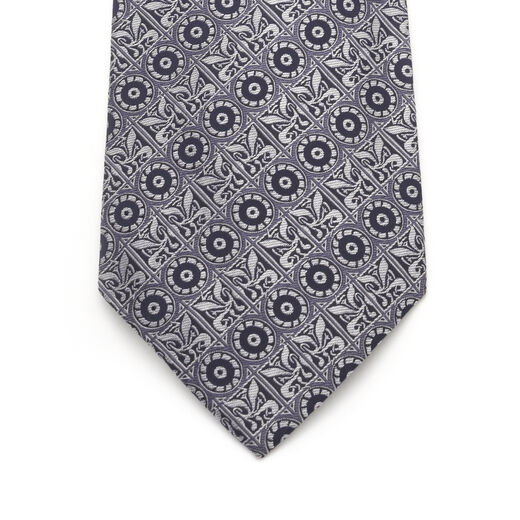 Lewis F. Day Quarry silk tie