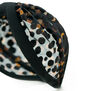 Black and gold spot headband by Emin and Paul