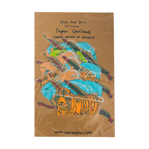 Jungle paper garland by East End Press