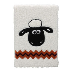 Shaun the Sheep A5 lined plush notebook