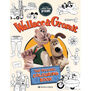 colouring book featuring illustrated scenes with Wallace & Gromit