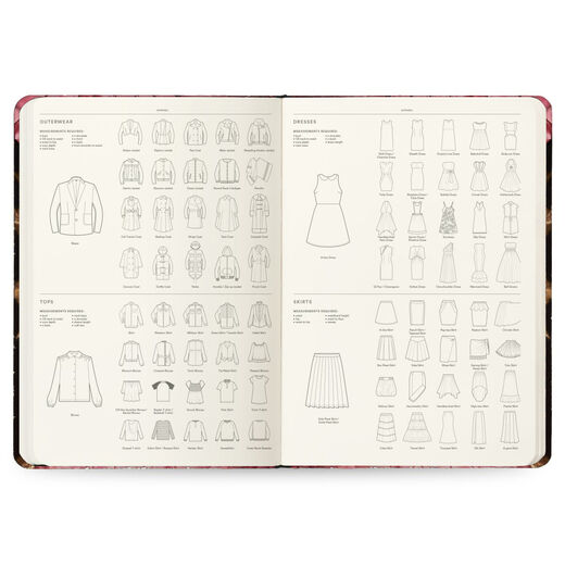 Schiaparelli: Fashion Becomes Art A4 fashionary sketchbook