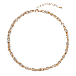 Oval links chain necklace