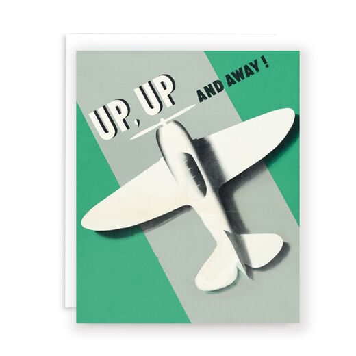 Up and Away greeting card