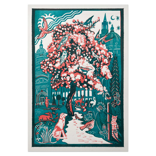 In a South Ken Garden by Kit Boyd - limited edition print