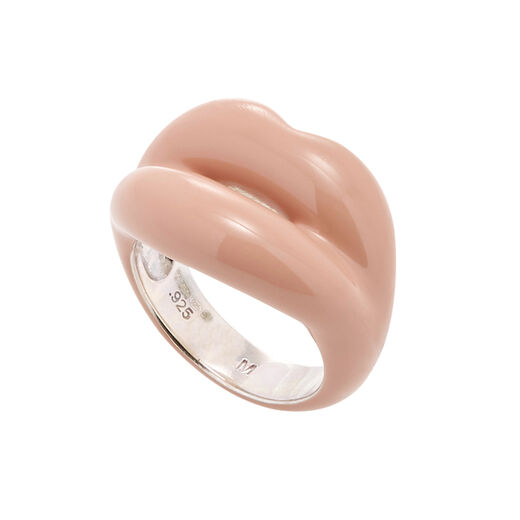 Nude Hotlips ring by Solange