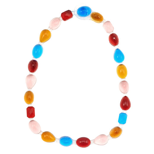 Round resin jewel necklace by Corsi Design Factory
