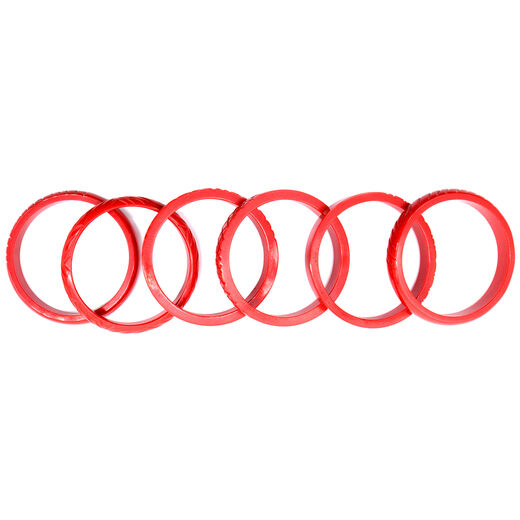 Red bangle set