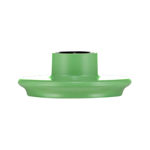 Green candle holder