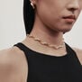 Gold and silver choker necklace by SWEETLIMEJUICE