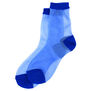 Sheer blue socks
