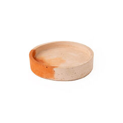 Terracotta and blush concrete coaster
