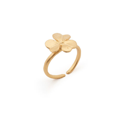 Adjustable clover ring by Michael Michaud