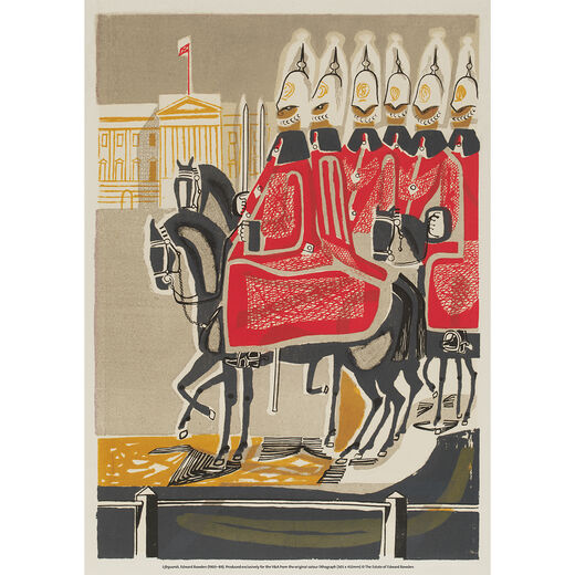 Lifeguards poster print by Edward Bawden