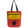 Mary Quant yellow pocket tote bag