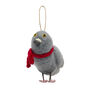 Pigeon with scarf felt decoration