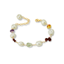 Pearl and gem bracelet by Mounir&nbsp;