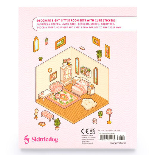Cute 'n' Cozy Sticker Therapy : Make Your Own Adorable Room Sets! Over 500 Reusable Stickers