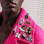 Afronaut enamel badge by Dorcas Magbadelo