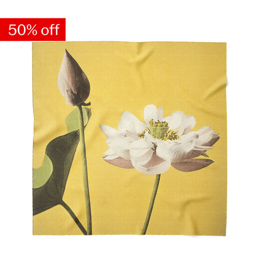 Ogawa Kazumasa Lotus silk scarf