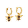 Honey bee huggie earrings by Fable England