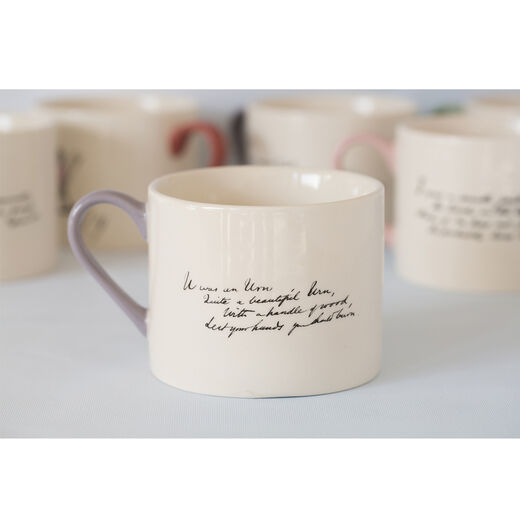 Edward Lear alphabet mug - U