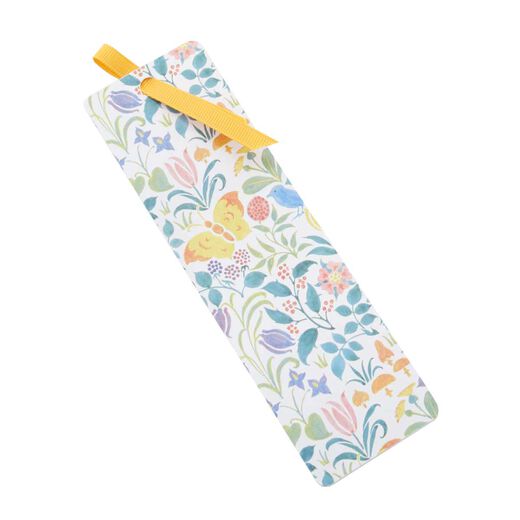 Voysey flowers bookmark