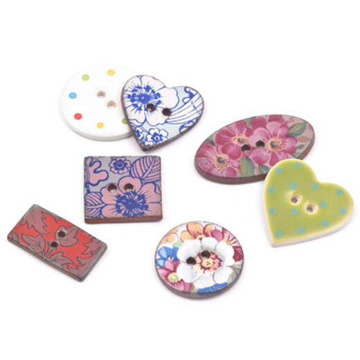 V&A Arts & Crafts button - assorted
