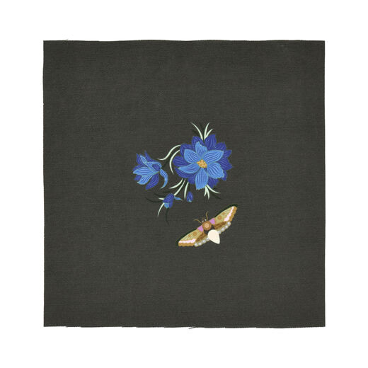 The Delphinium embroidery kit by Hand & Lock