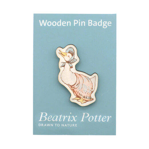 Beatrix Potter Jemima Puddleduck pin badge