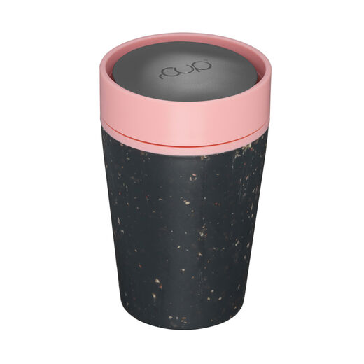 rCUP pink lid reusable coffee cup