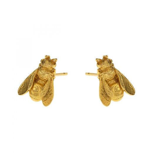 Honeybee stud earrings by Alex Monroe