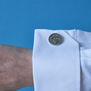 Silver watch cufflinks by Oli & J - 20mm