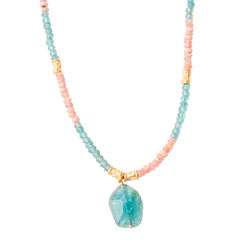 Apatite beaded necklace by Carousel Jewels