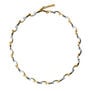 Gold and silver choker necklace by SWEETLIMEJUICE