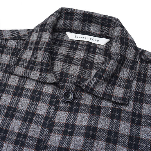Grey Check Tweed Jacket By Lane Fortyfive | V&A Shop