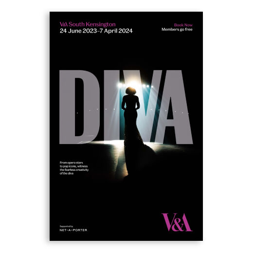 DIVA exhibition poster, Exhibition collectable, V&A Shop