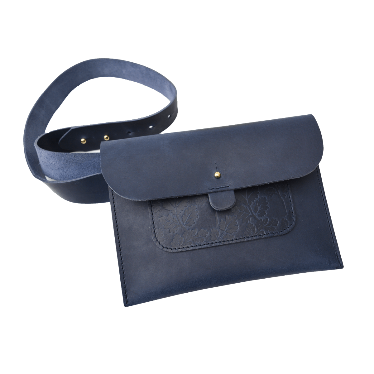 Navy Seahorse Pattern Print Crossbody Bags
