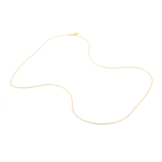 Simple chain necklace by Mirabelle – 80cm