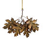 Metal oak tree Christmas decoration