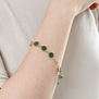 Jade confetti bracelet by Mirabelle 