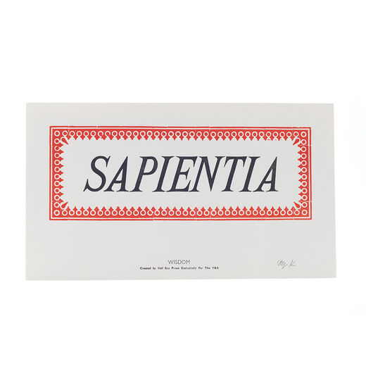 V&A Sapientia print