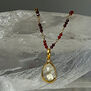 Citrine beaded necklace by Mirabelle