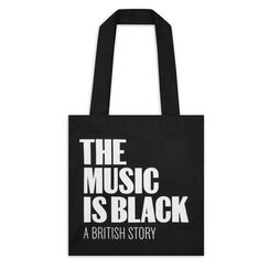The Music is Black tote bag