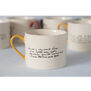 Edward Lear alphabet mug - L