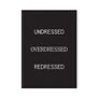 Undressed Overdressed Redressed A5 notebook by Studio Hugo Blanzat