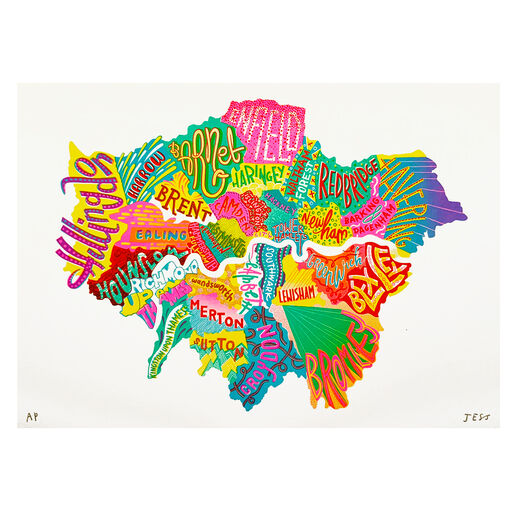 33 Boroughs print &ndash; limited, second edition
